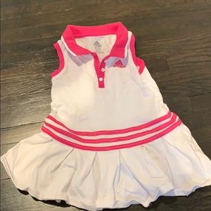 Adidas Size 3T tennis Dress!!! White/hot pink